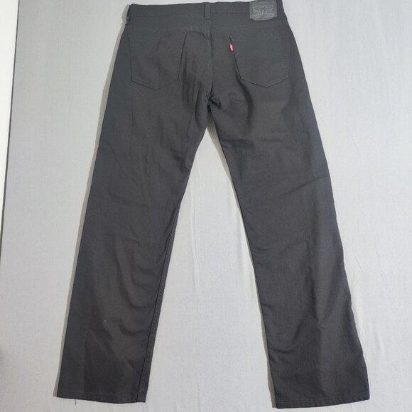 Levi's 569 jeans men's size W36(34)/ L34 black colour loose fit straight stretch - Picture 3 of 15